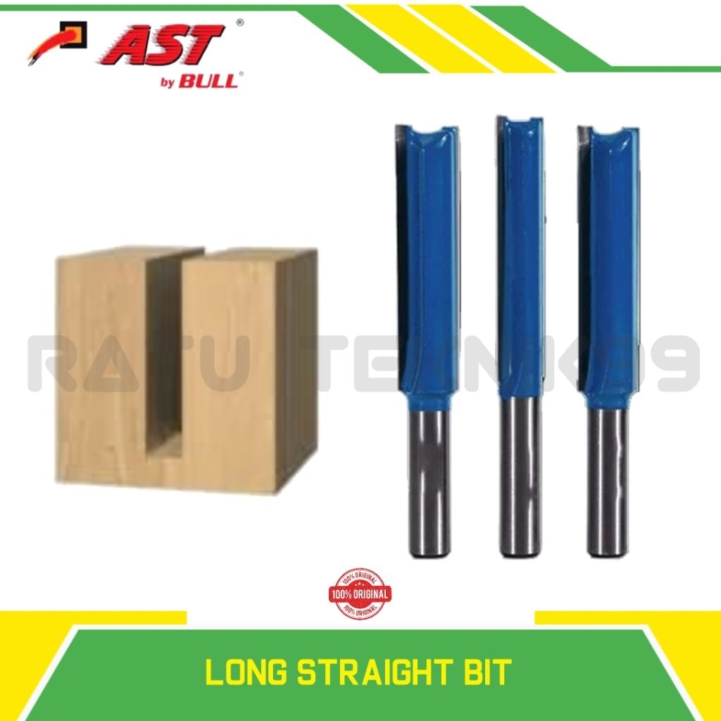 Ast Mata Profil Straight Bit Panjang Lurus / Long Straight Bit 1/2" Dan 3/8"