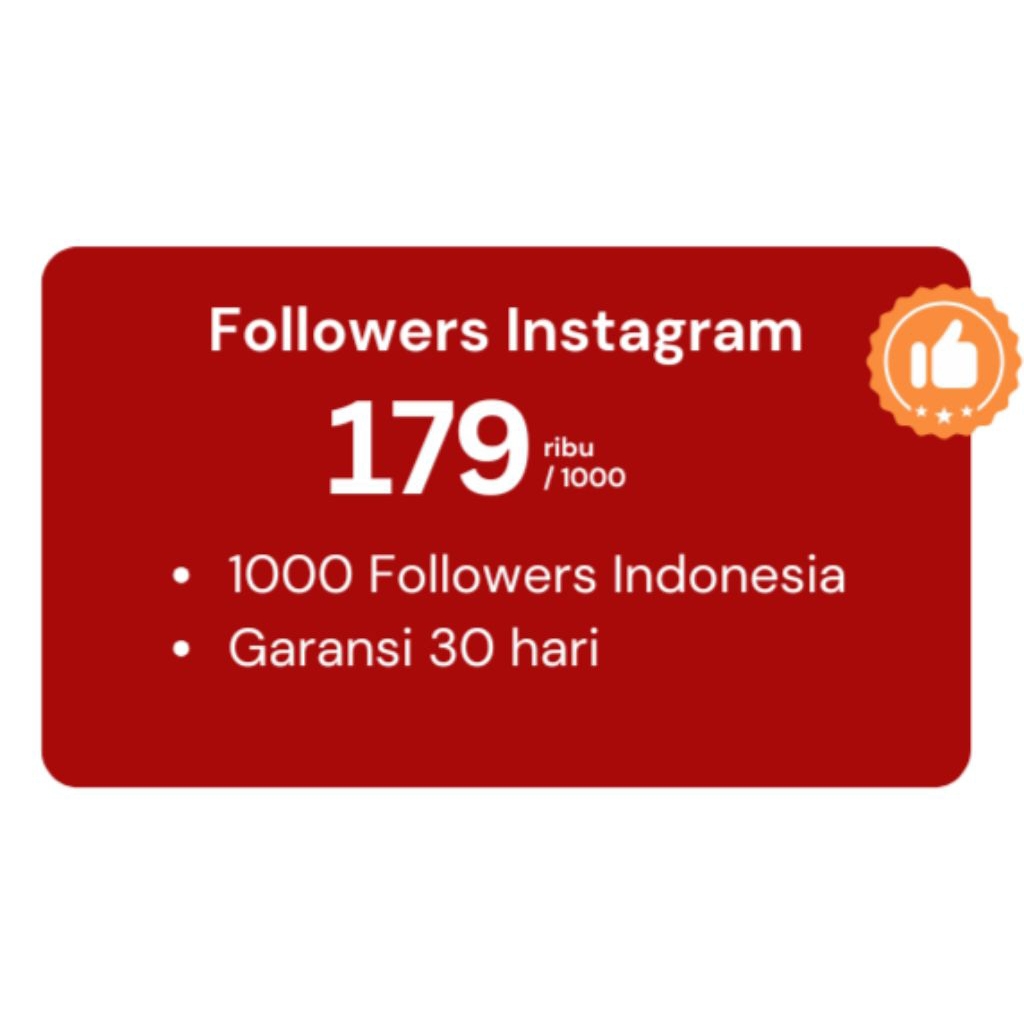[BOOST] Jasa Followers Media Sosial - Instagram
