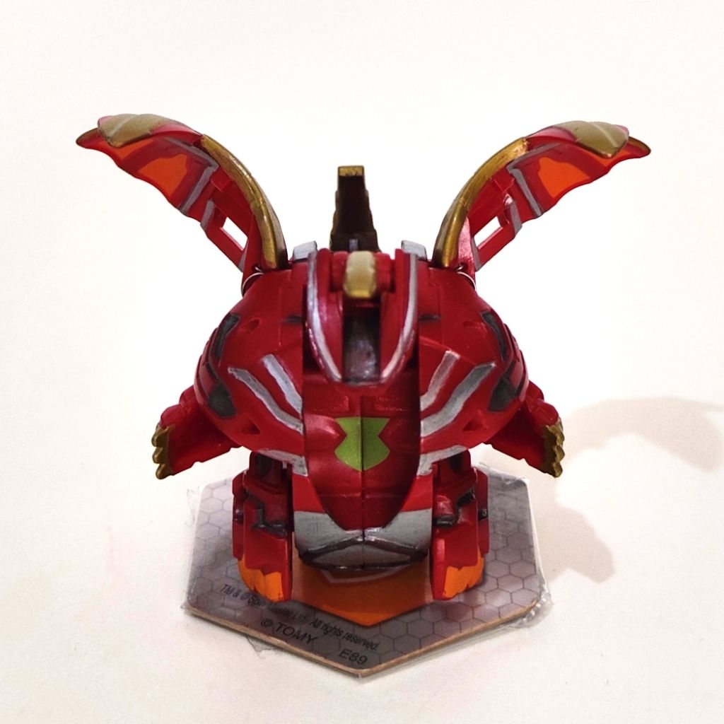 Figur Bakugan Pyrus Dragonoid Custom – Mini Figure Metalic Color 4,9 cm Like New