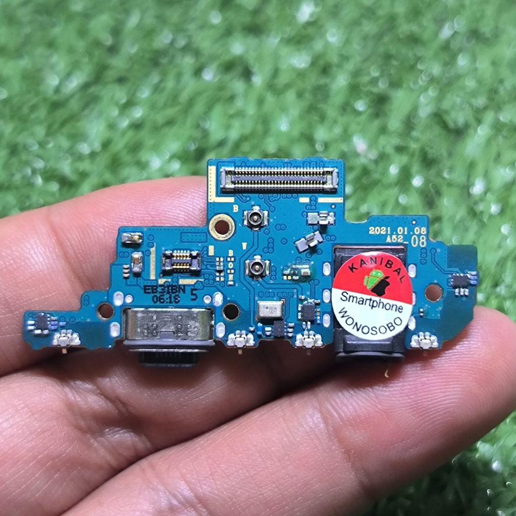Board Charger Samsung A52 4G - Pcb Papan Konektor Cas Ori Copotan