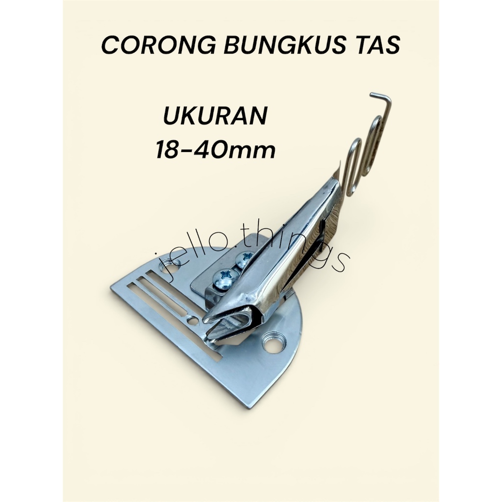 Corong Tas / Corong Dompet / Corong Bungkus Mesin Jahit Jarum 1 High Speed