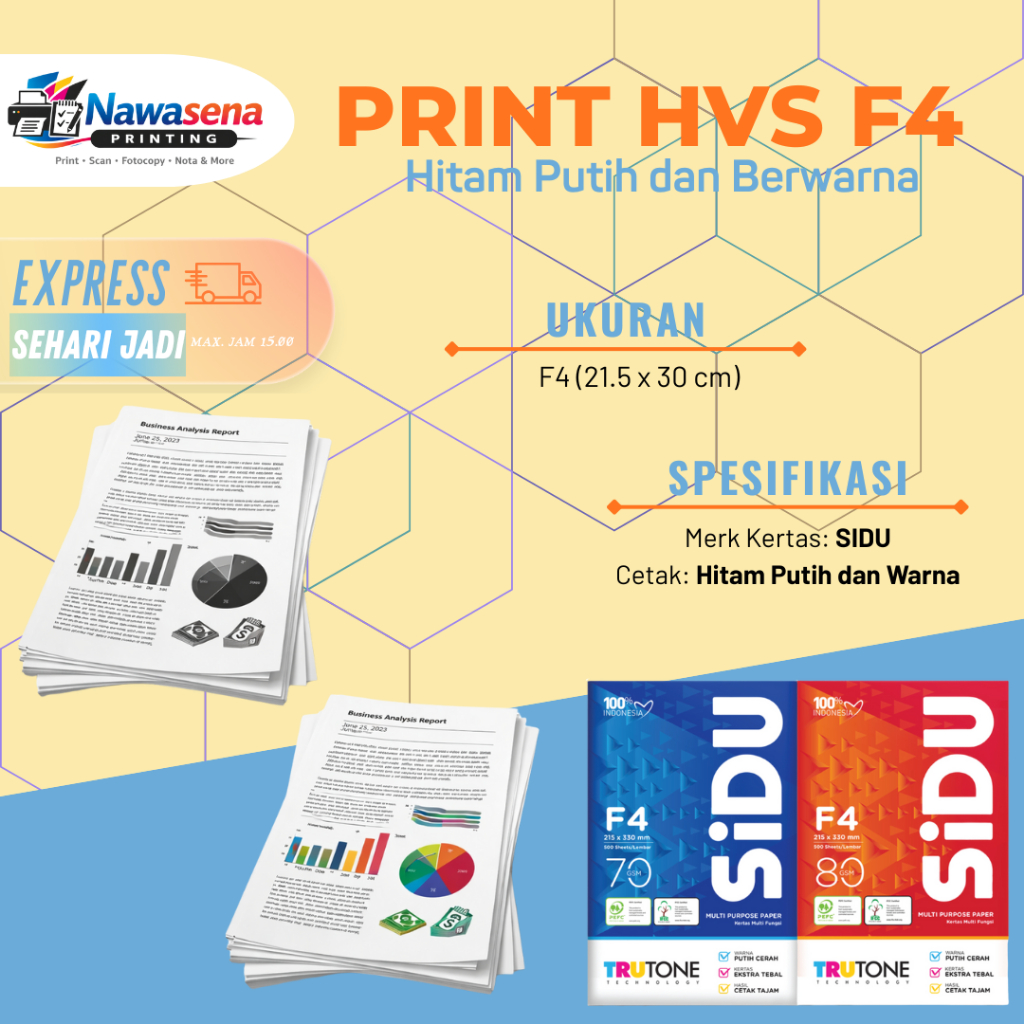 Kertas F4 Hitam Putih Cetak Dokumen Buku Makalah Skripsi Tugas 70 80 Gram Baru/Cetak skripsi/ Propos