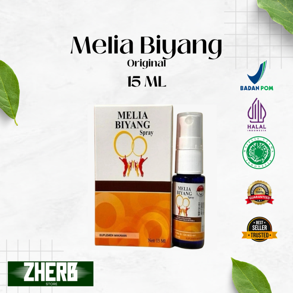 Melia Biyang HGH Spray 15ml Asli Melia Sehat Sejahtera