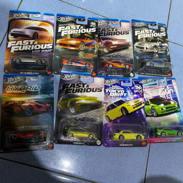 Hot Wheels Fast and Forious all varian