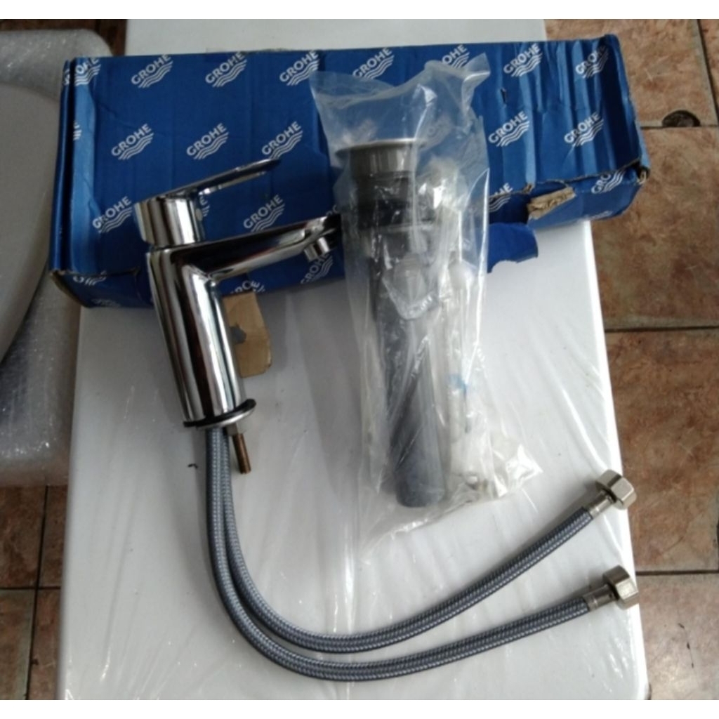 Kran Wastafel Grohe Panas Dingin // Kran Wastafel Grohe Bauloop 32 814000