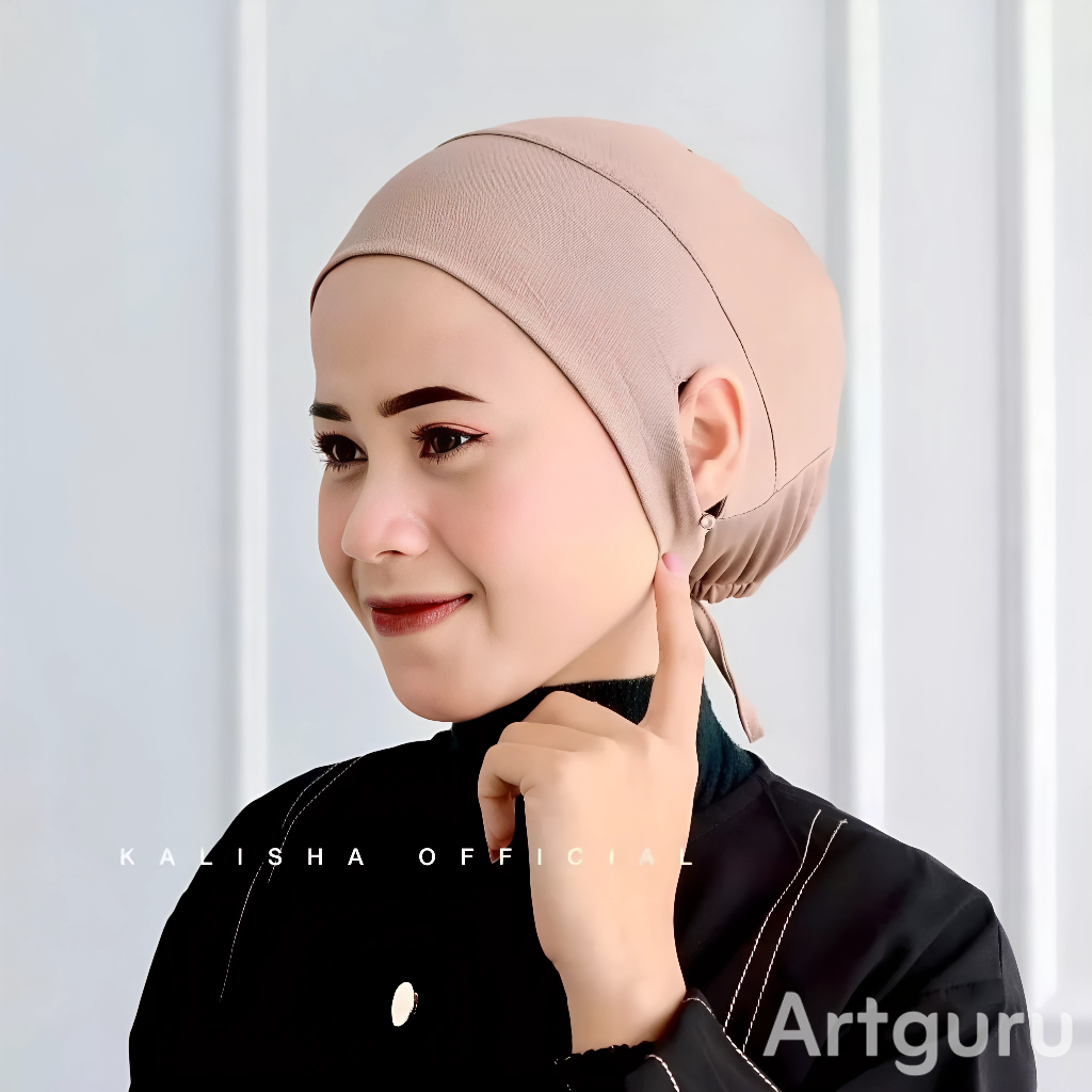 Ciput Daleman Hijab Wanita Anti Budek Lubang Telinga