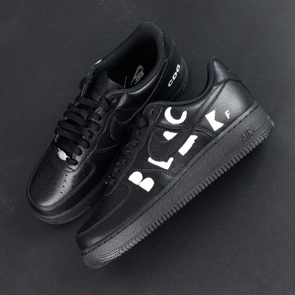 CDG BLACK X NIKE AIR FORCE 1 LOW RETRO
