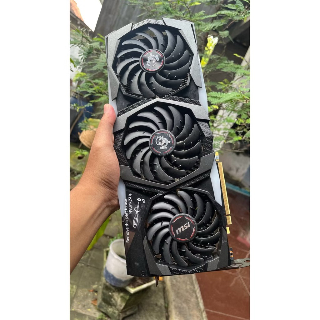 VGA MSI NVDIA RTX 2080 Ti GAMING X TRIO 11GB GDDR6 trio fan