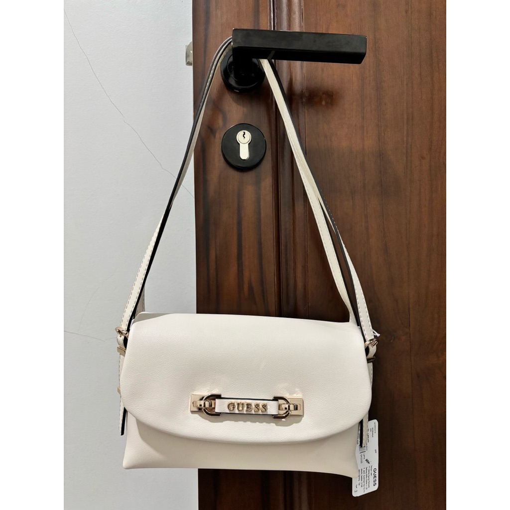 tas guess putih ori new