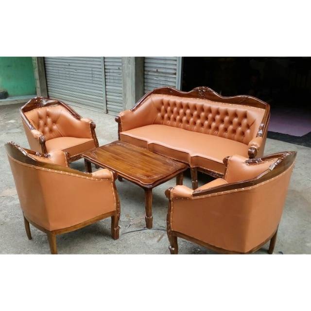 Kursi Tamu Jati / Sofa Tamu Jati / Kursi Ruang Tamu Jati / Sofa Ruang Tamu Jati Type Lois Keong 3111