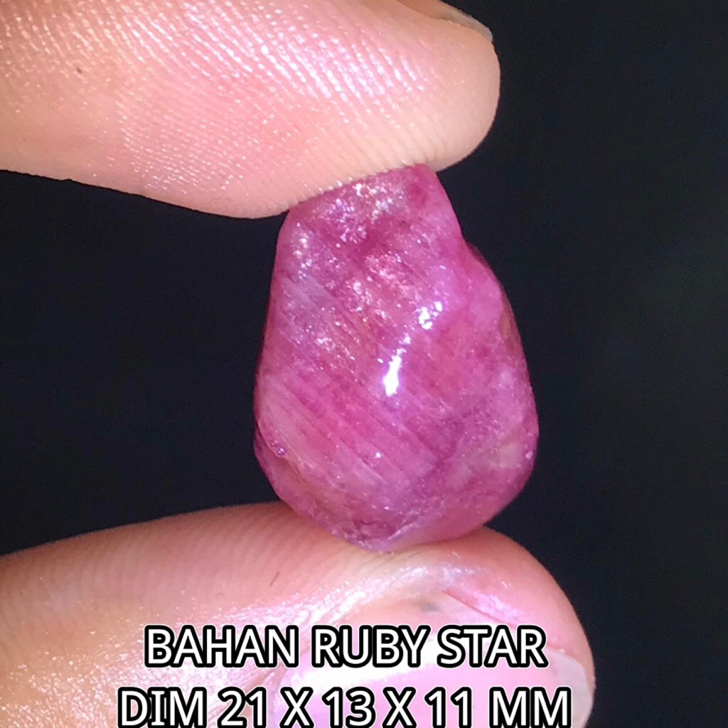 BAHAN RUBY STAR DIM 21 X 13 X 11 MM