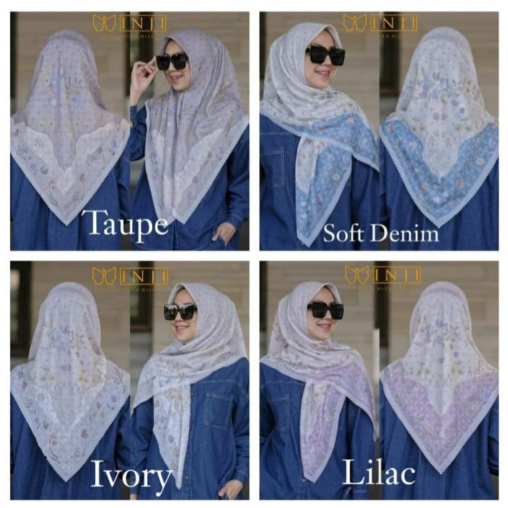 KERUDUNG VOAL SCARF INJI ORIGINAL BY INJI