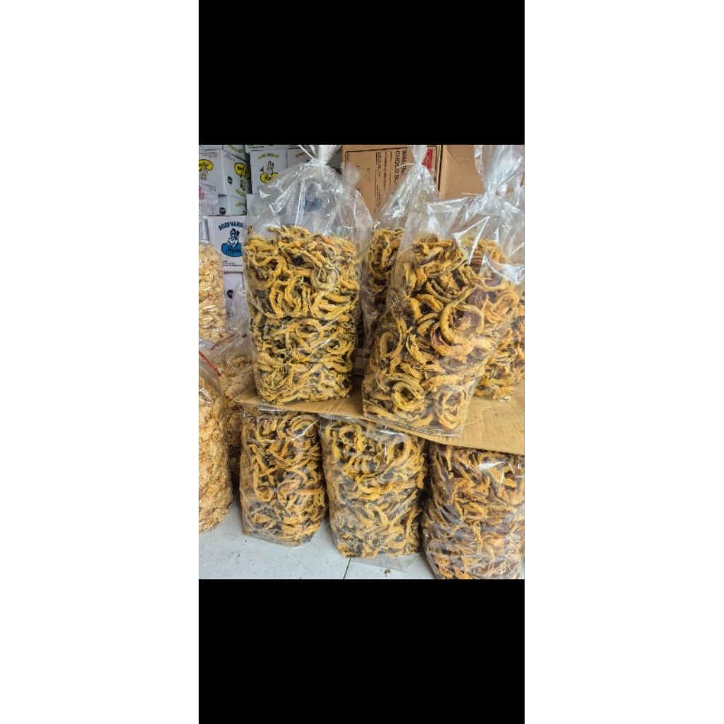 Keripik belut Crispy Original ball isi 2,5kg