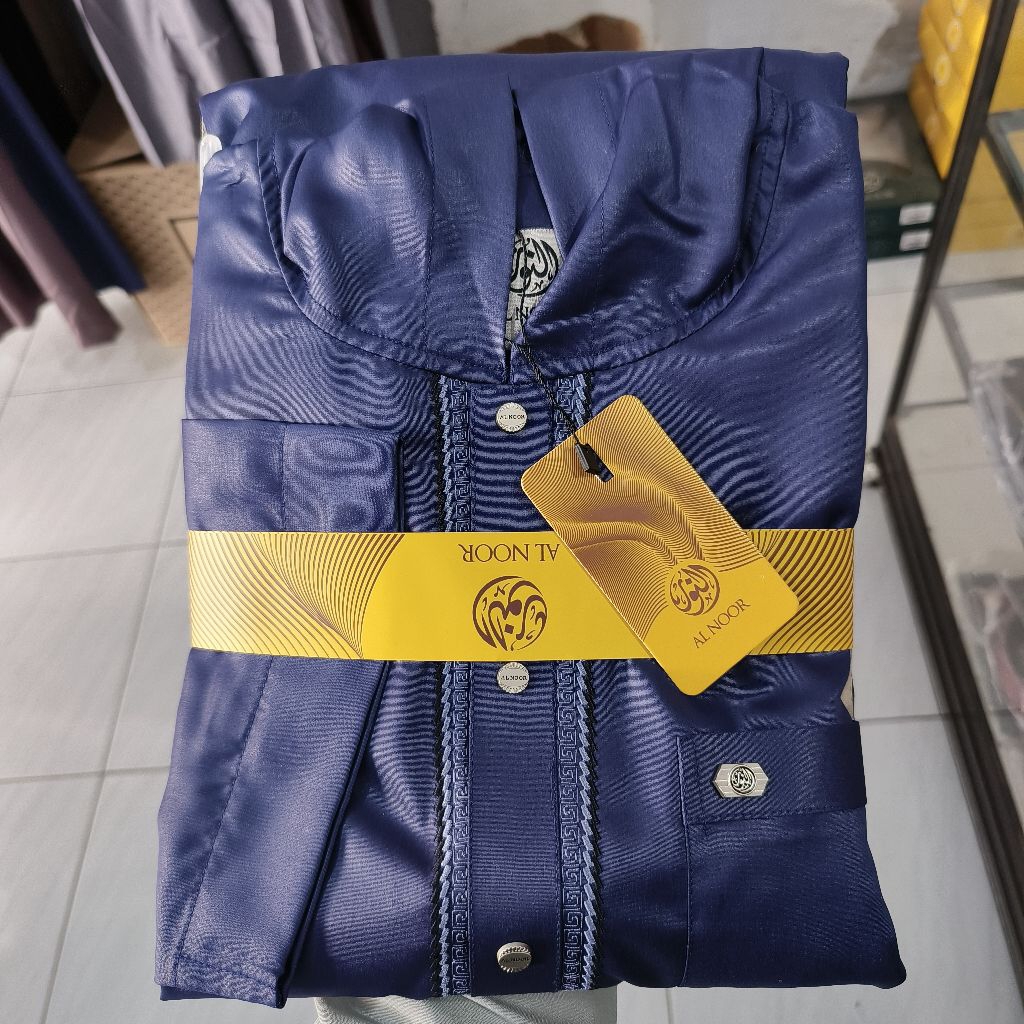 Jubah Gamis Al Noor Hoodie Jubah Gamis Kerudung Kepala Pria