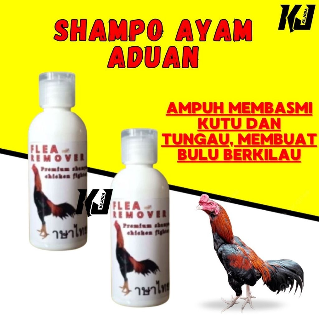 Sampo Ayam Burung Merpati Unggas Anti Kutu 80ml