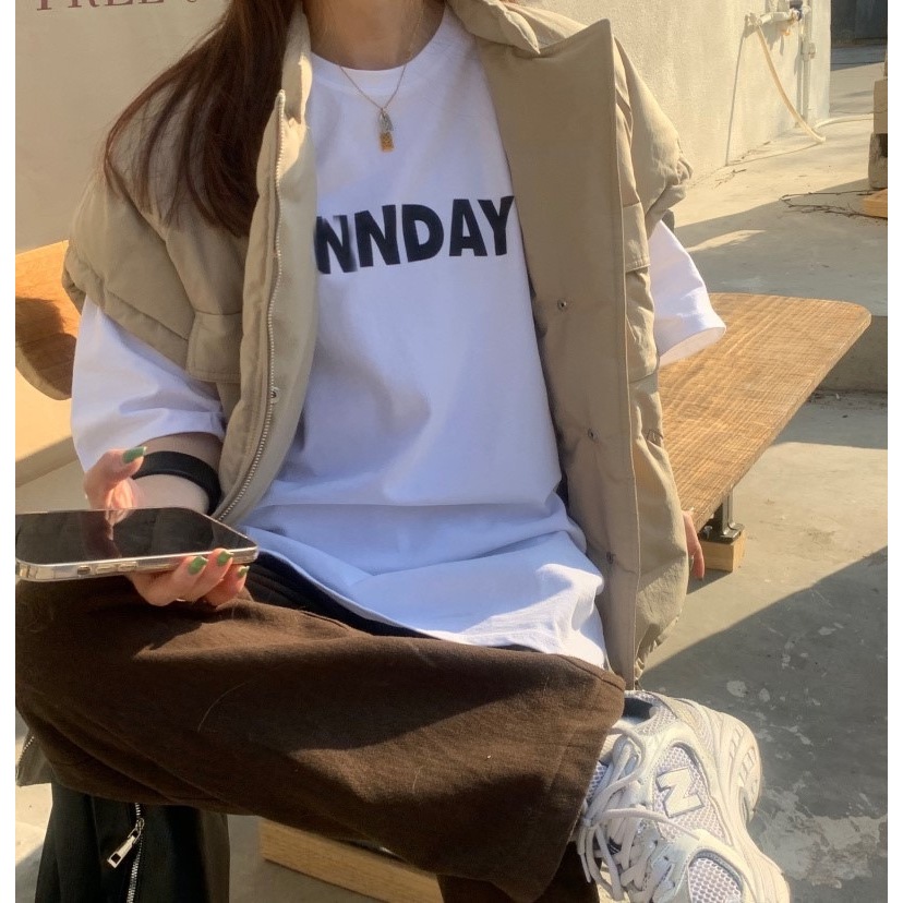 Kaos Tshirt Oversize Wanita - Bahan Cotton Premium S1051M