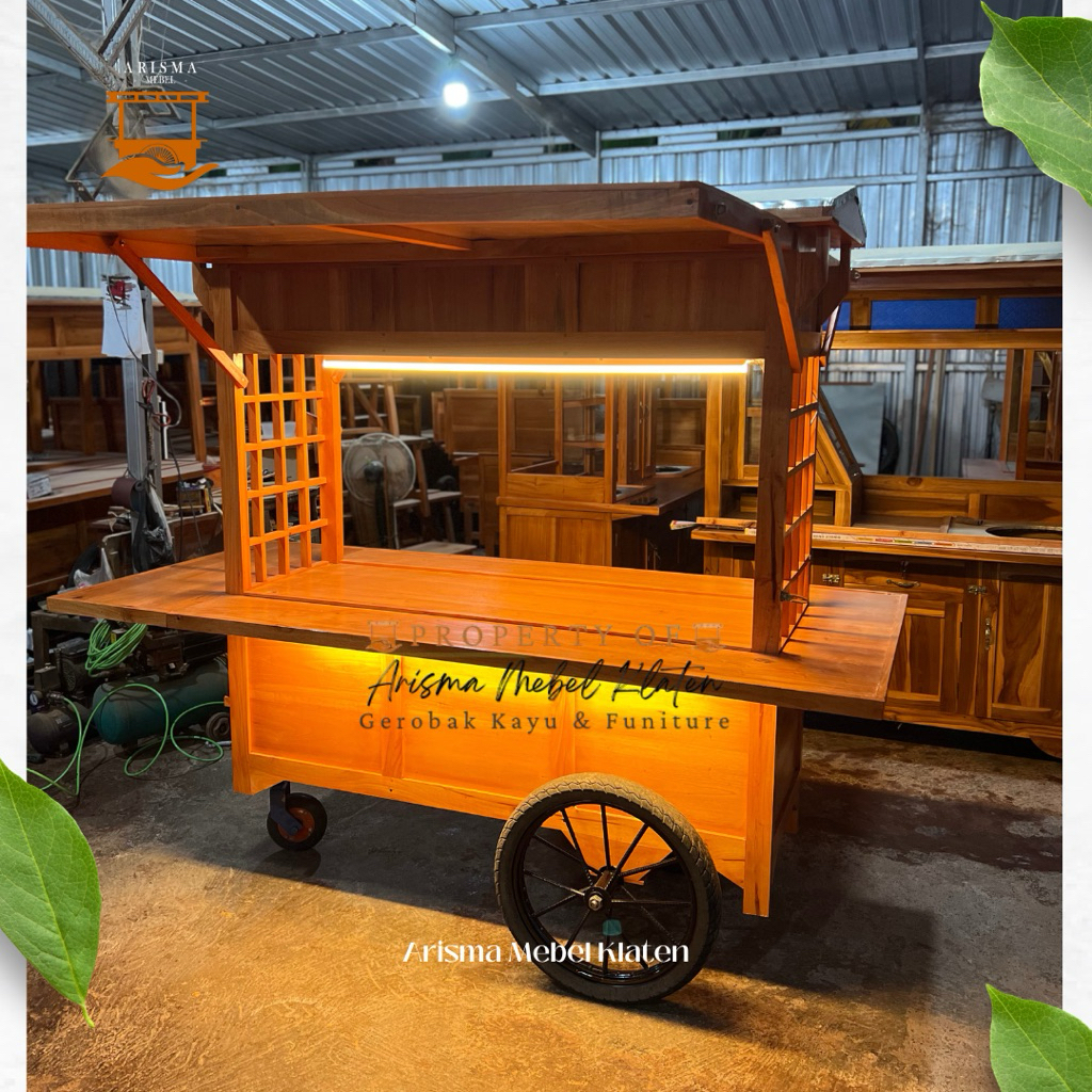 Gerobak Angkringan Jepang, Gerobak Angkringan Sayap Jepang, Gerobak Angkringan Jepang Roda 3, Geroba