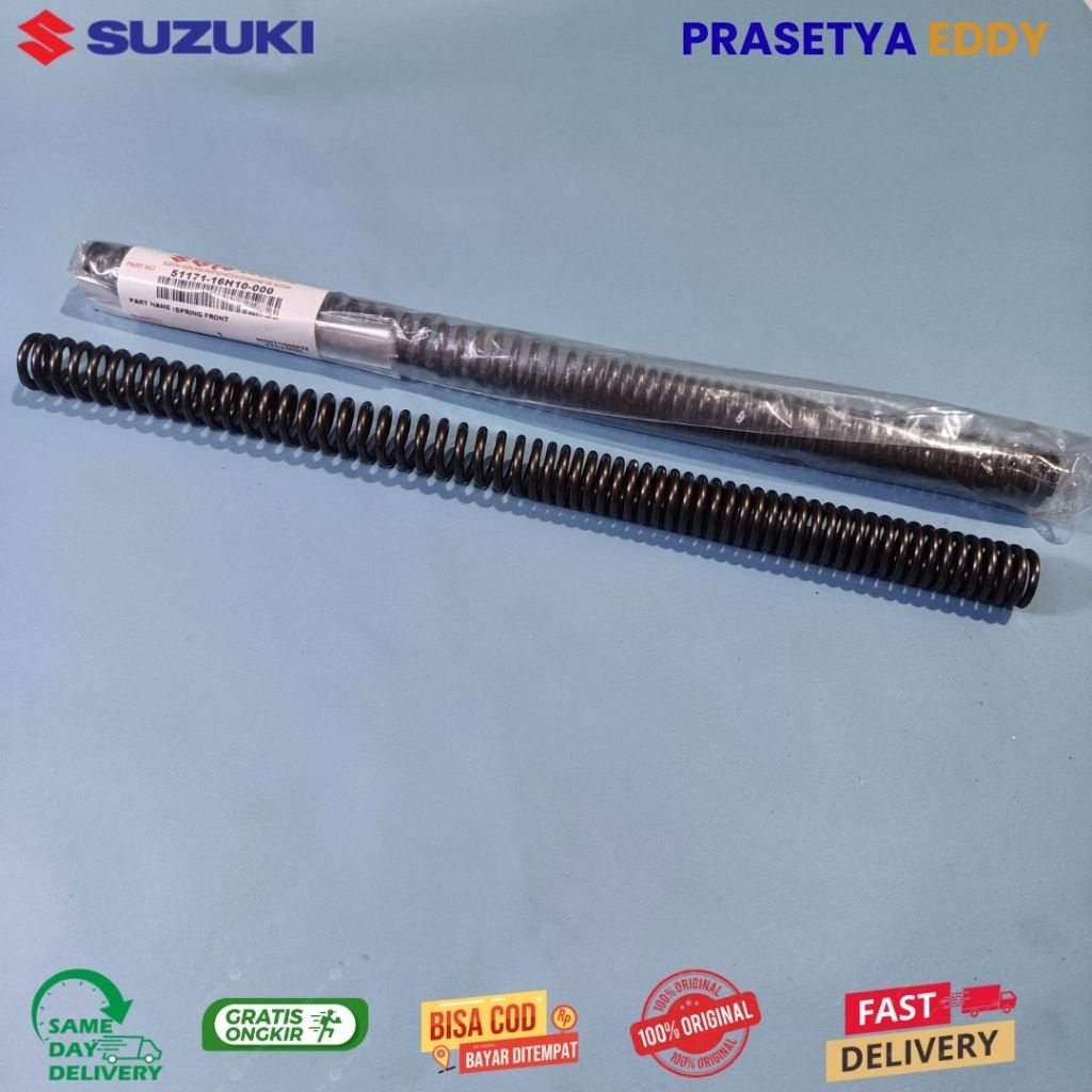 SEPASANG PER SHOCK DEPAN SUZUKI SHOGUN FL 125 ORIGINAL SGP 51171-16H10-000