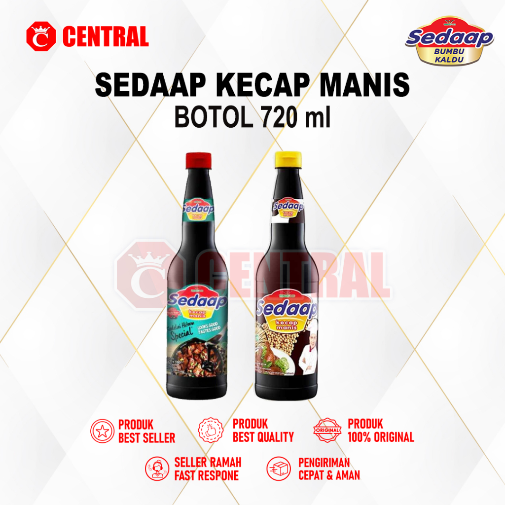 SEDAAP KECAP MANIS SPECIAL BOTOL 620ml+100ml