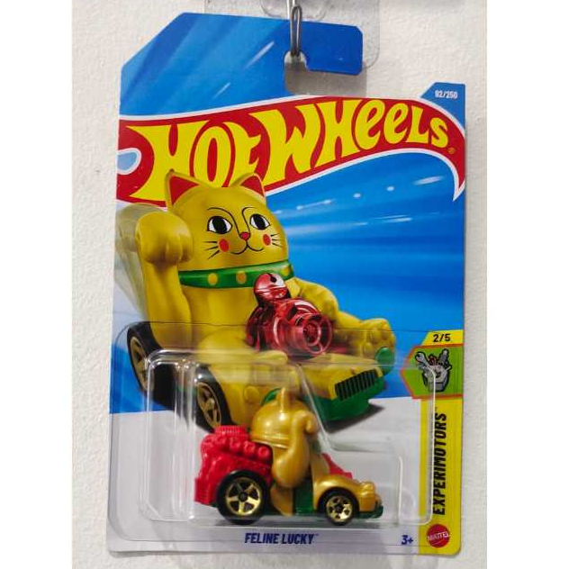 Hot Wheels Feline Lucky Gold - HW Experimotors