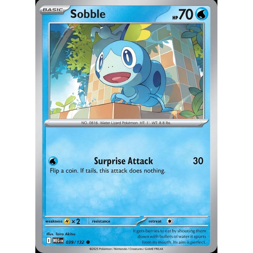 Tcg Pokemon Sobble Common Meg
