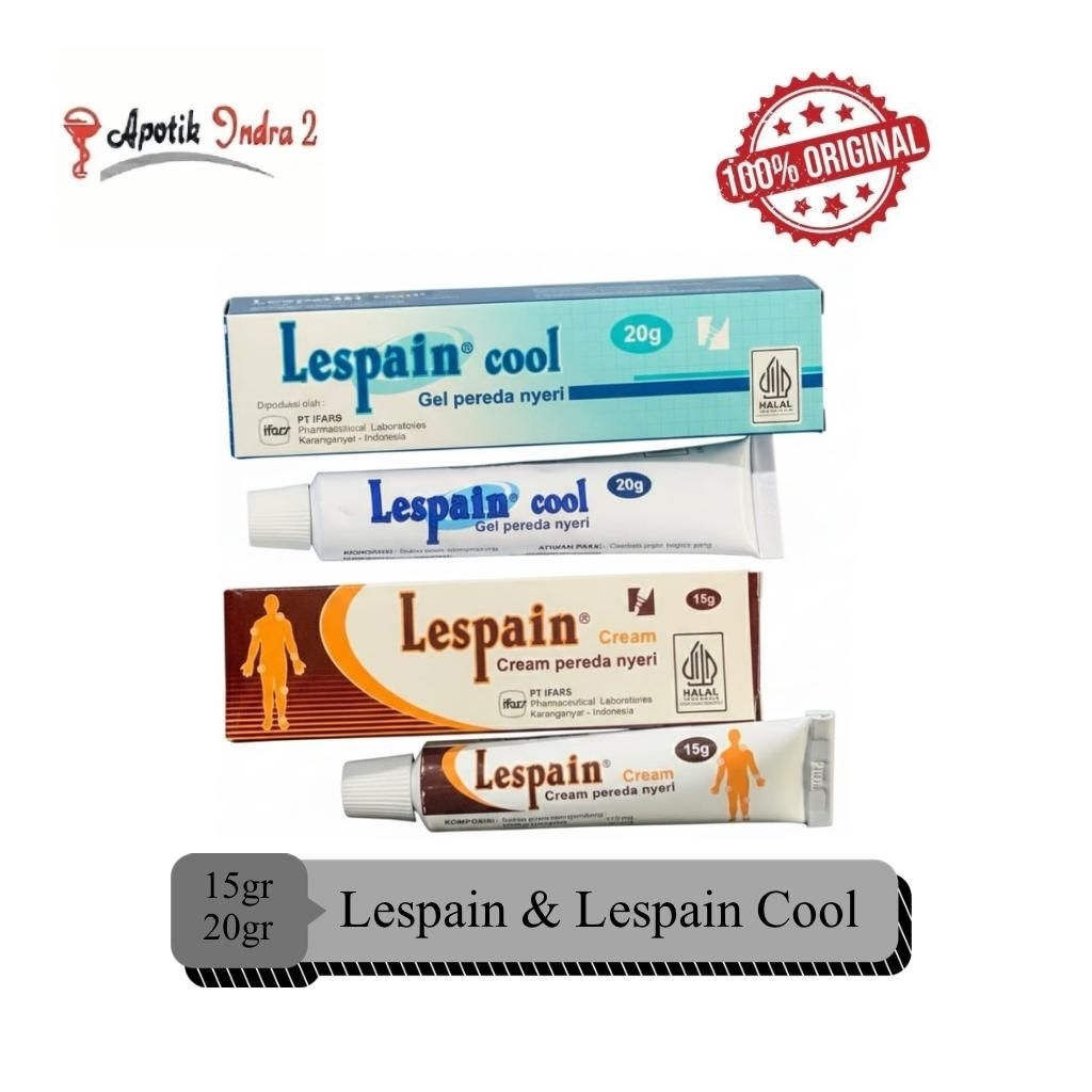 Lespain Cream & Lespain Cool Gel Pereda nyeri Otot