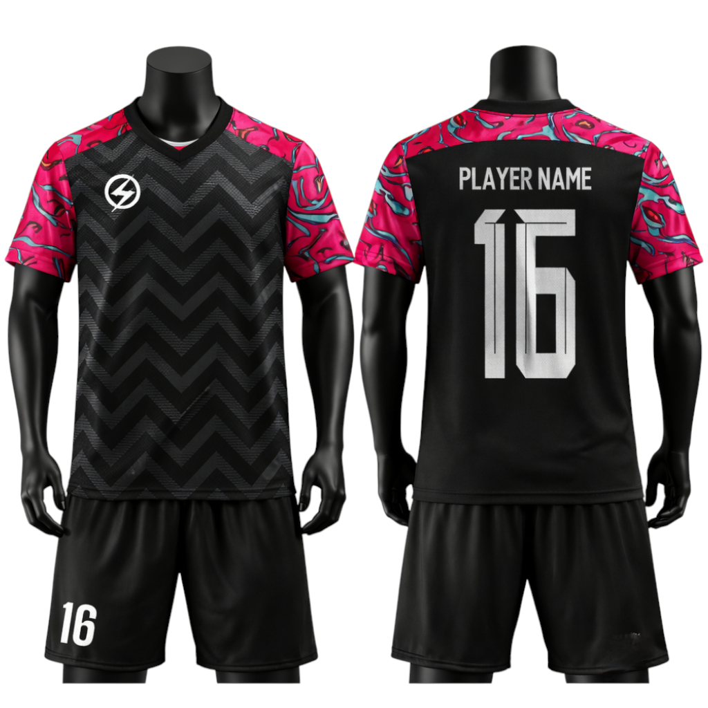 Baju Jersey Bola Futsal  Cowok Cewek Pria Wanita Dewasa Custom Sablon Nama + Nomor Punggung Sendiri