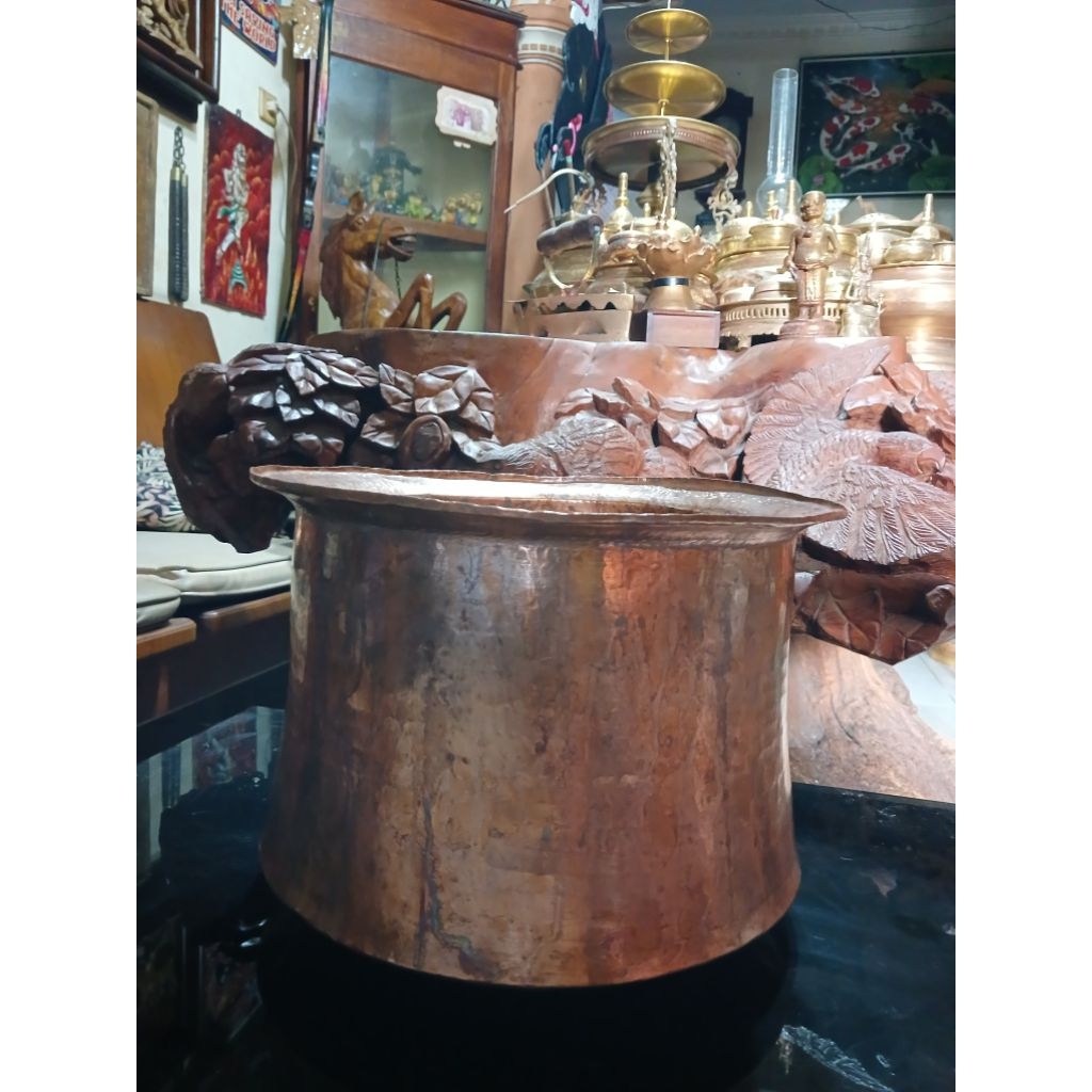 Kuali/Dandang Bahan Tembaga Lawas Diameter 27CM