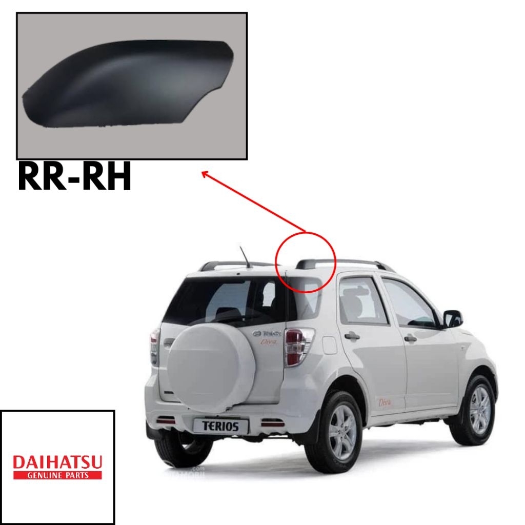 Cover roof rail TERIOS&RUSH