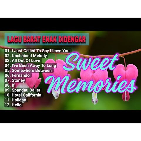 Flashdisk 16 GB Full Berisi MP3 Lagu GREATEST SWEET MEMORIES SONGS - LAGU BARAT ENAK DI DENGAR