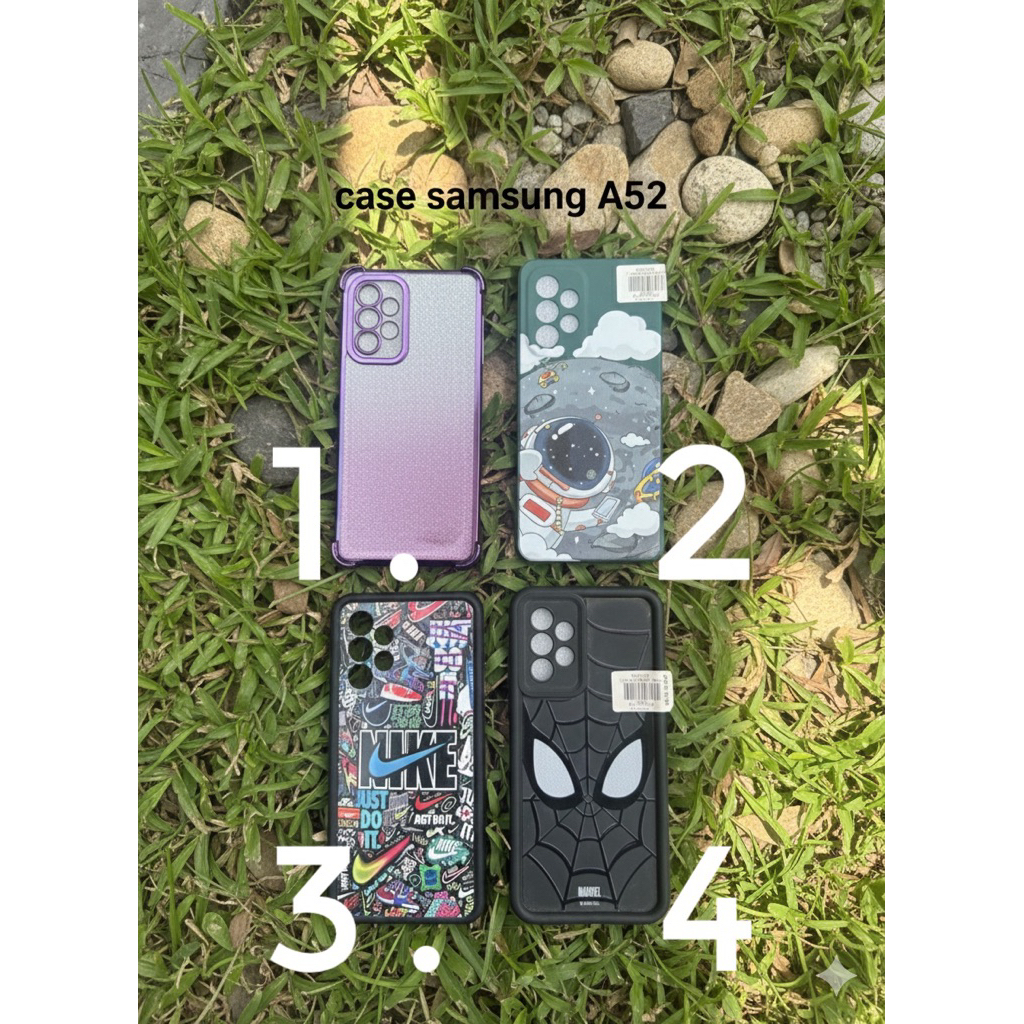 Casing Samsung A52 Case Premium Style & Protection - Softcase Karakter Aesthetic Terbaru