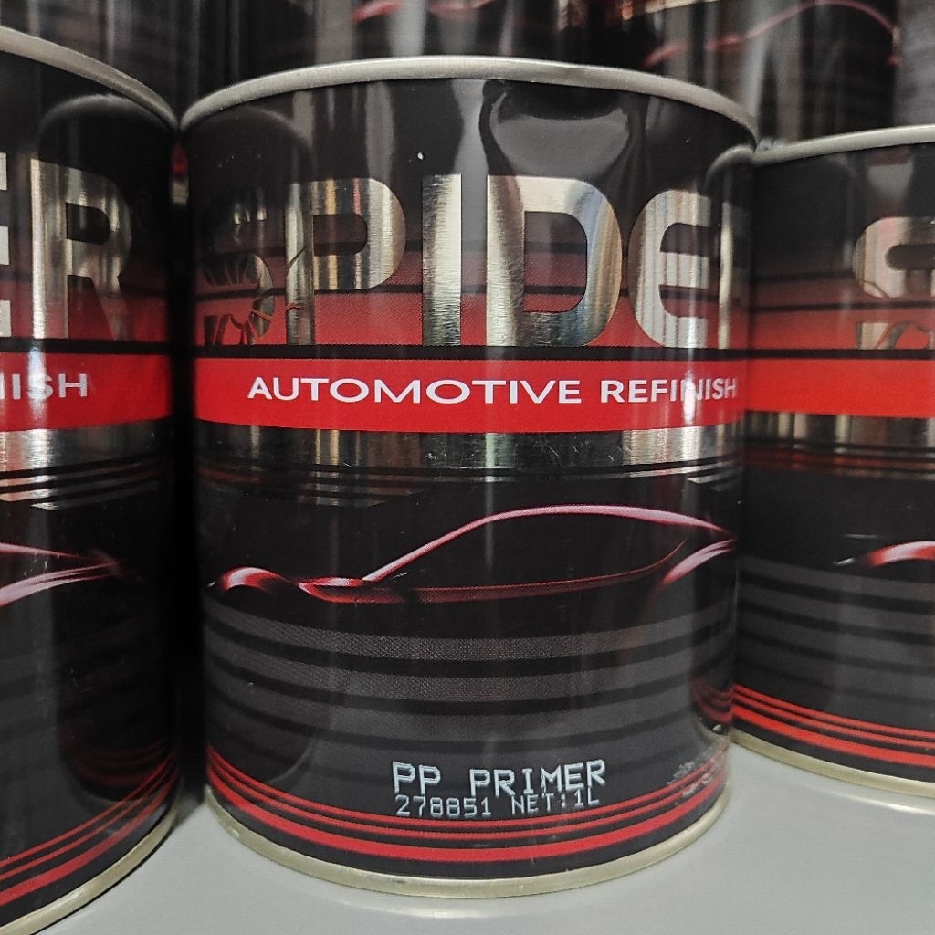 Primer Spider 1 Liter - Cairan Dasar Plastik / Plastic Primer Khusus Bumper & Dashboard