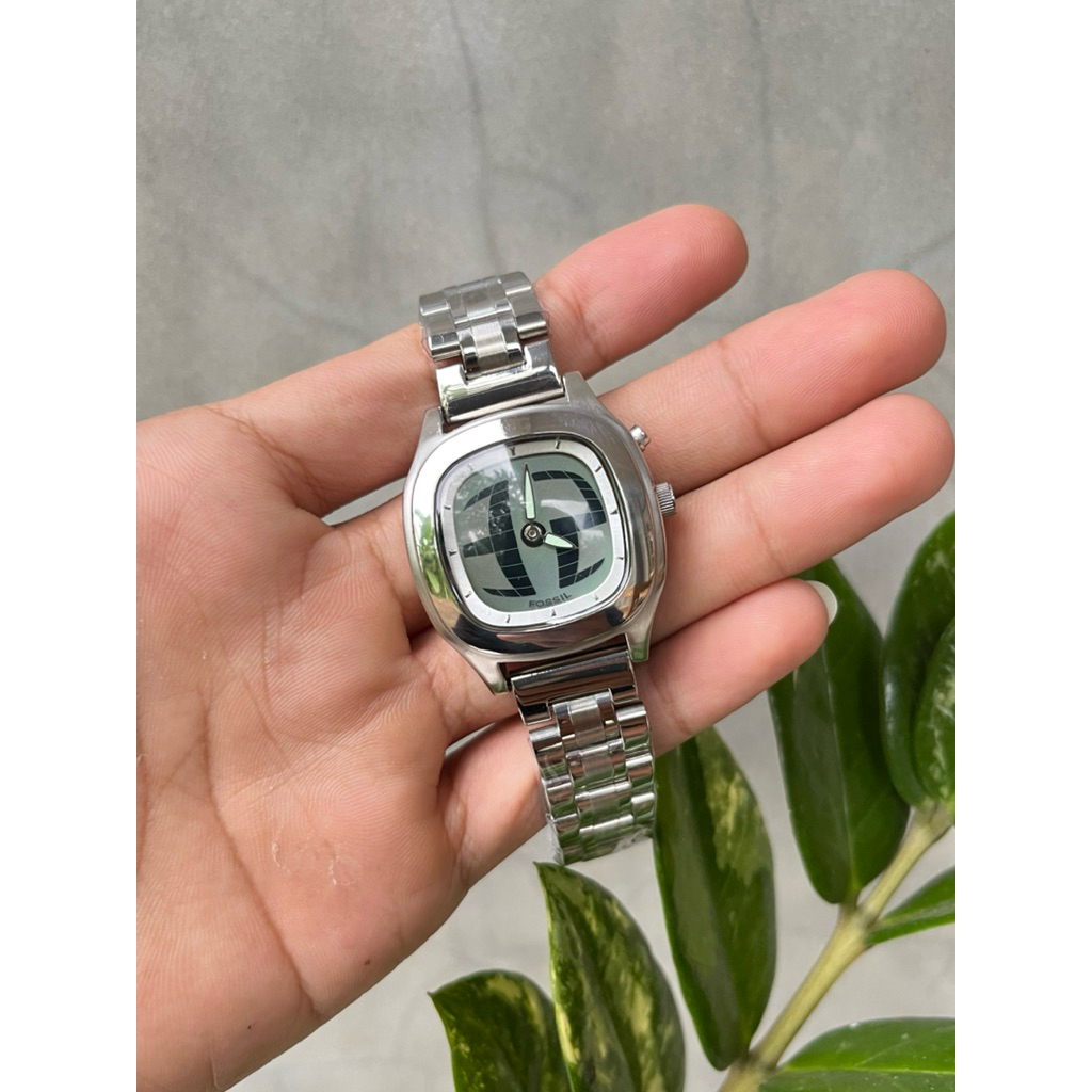 Vintage FO SIL BIG TIC WATCH NUMBER, jam FO SIL BIGTIC flame