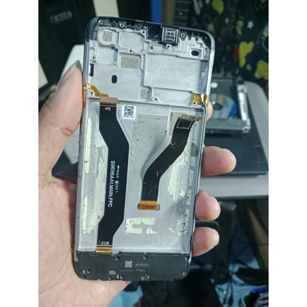 lcd samsung A10s ori cabutan