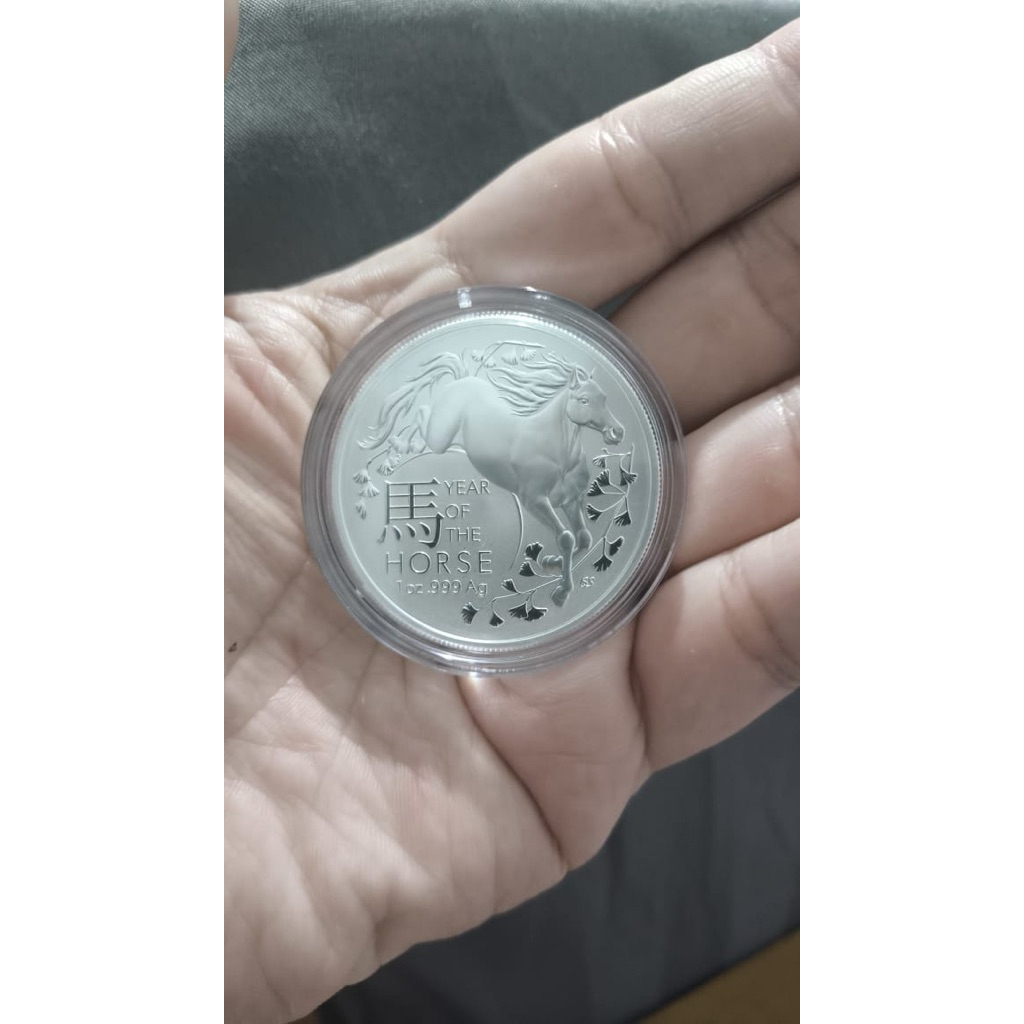 Koin Perak lunar horse RAM 1 oz
