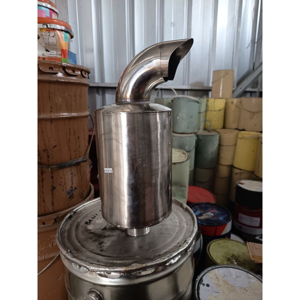 Knalpot Mesin Diesel Dongfeng 16PK-24PK Stainless Tahan Karat