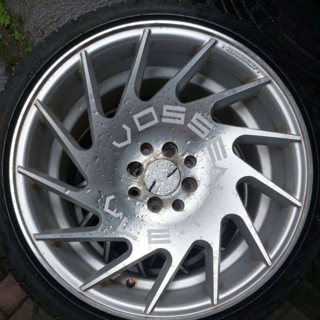 Velg Second Vossen Celong Ring 17 PCD 4x100/114.3 Bekas Copotan (4 pcs velg only)