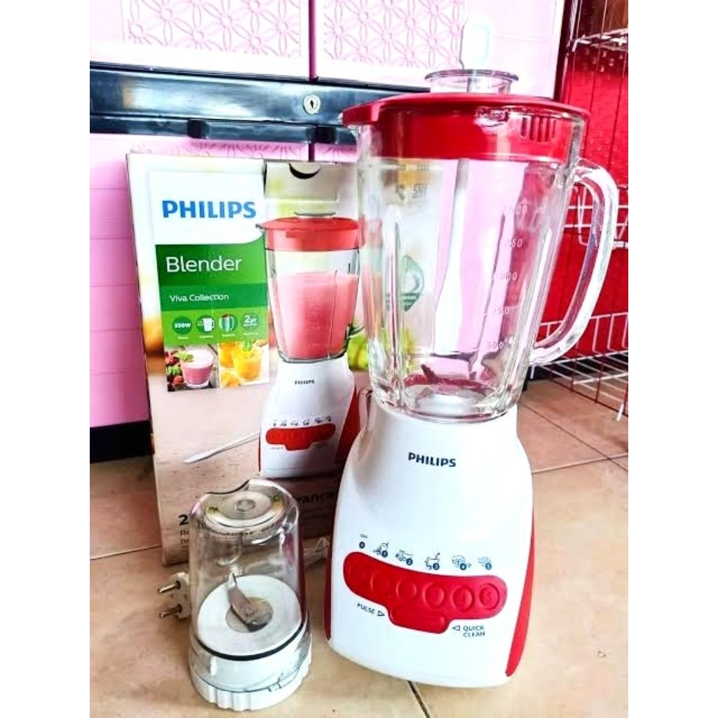 Blender Philips 2 liter kaca HR2116 mika HR2115 / blender hr 2116 / hr 2115 / blender philips murah