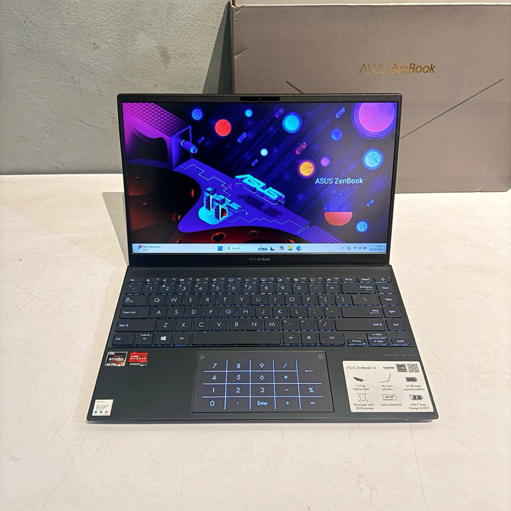 Laptop Asus Zenbook Ryzen 7 4700U RAM 16GB/512GB