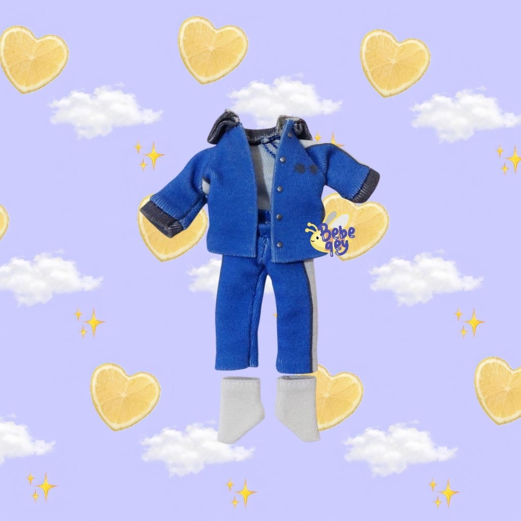 (SET) Nendoroid Clothes Kuroko no Basket Kise Ryota Kaijou Jersey Uniform Seifuku Seragam Stelan Fre