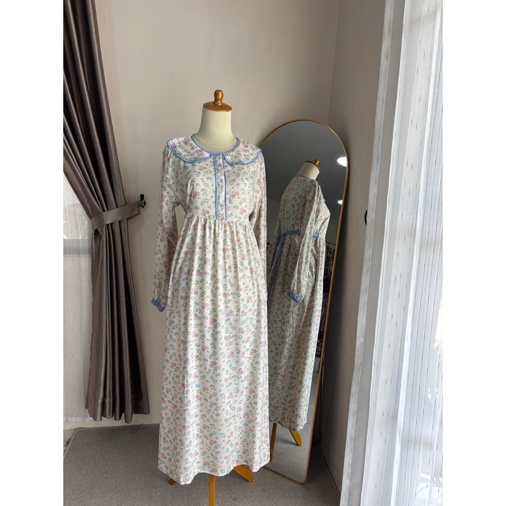 NESTUFF GAMIS ALIKA GAMIS RAYON JUMBO BUSUI BUMIL CHIBI GROSIR DASTER RAYON JEMBER