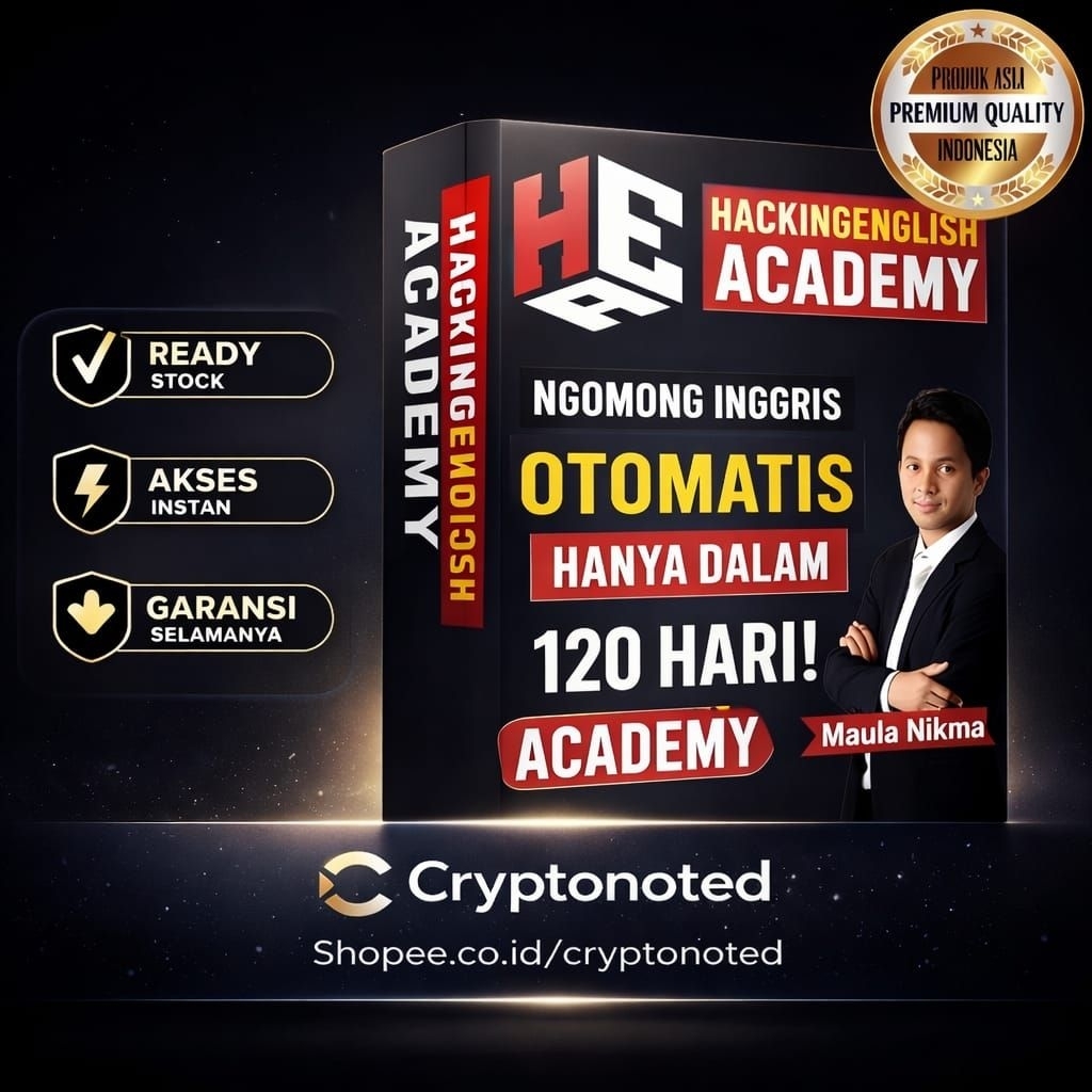 PROMO Hacking English Academy | Jago Bahasa Inggris Dalam 120 Hari