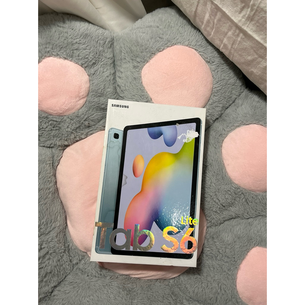 Second handed Light Blue Samsung S6 lite tablet