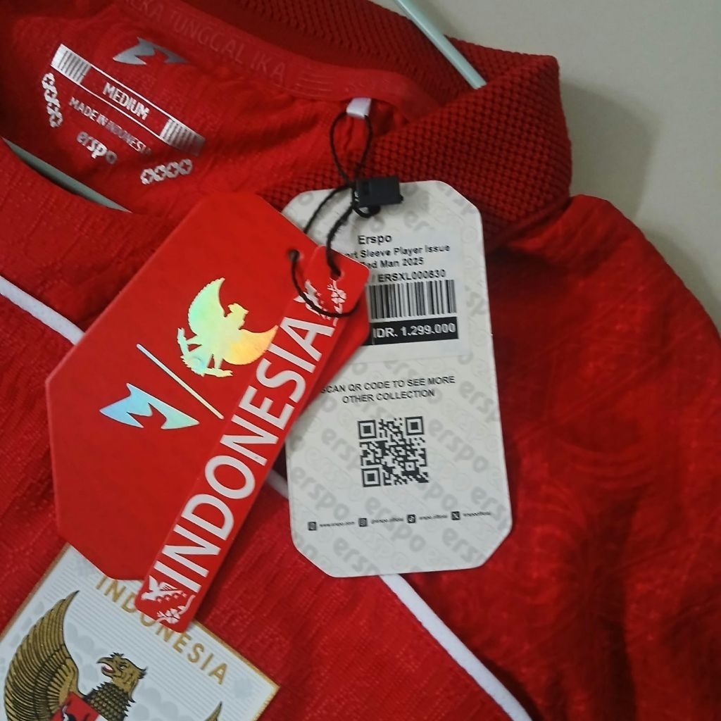 Jersey Erspo Timnas Indonesia Player Issue