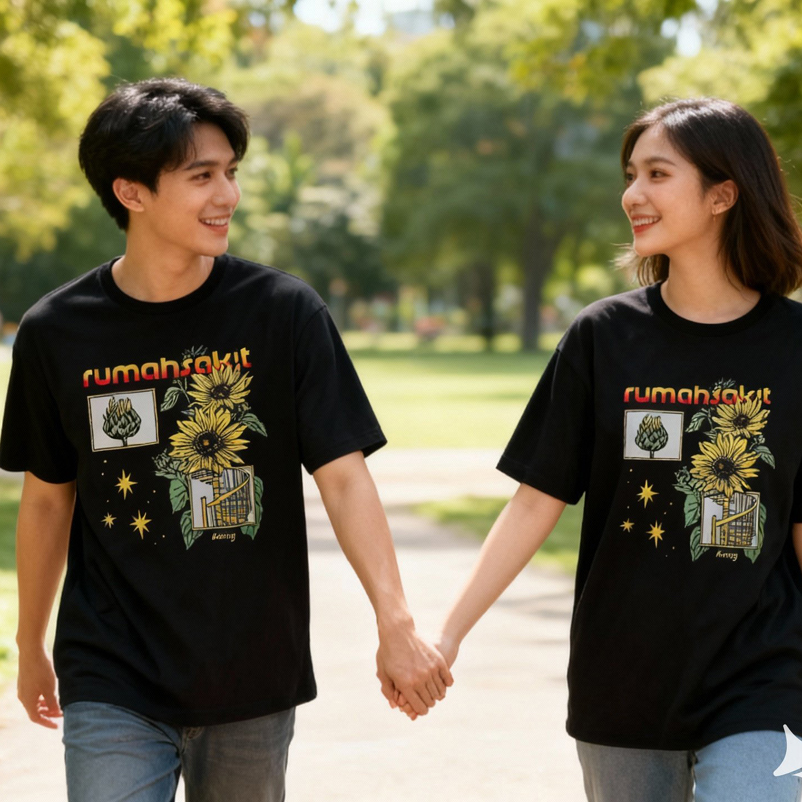 Kaos Band Rumah Sakit Kuning Tshirt Couple || Kaos Ayah Anak Size S M L XL XXL 3XL 4XL || DISTRO TSH