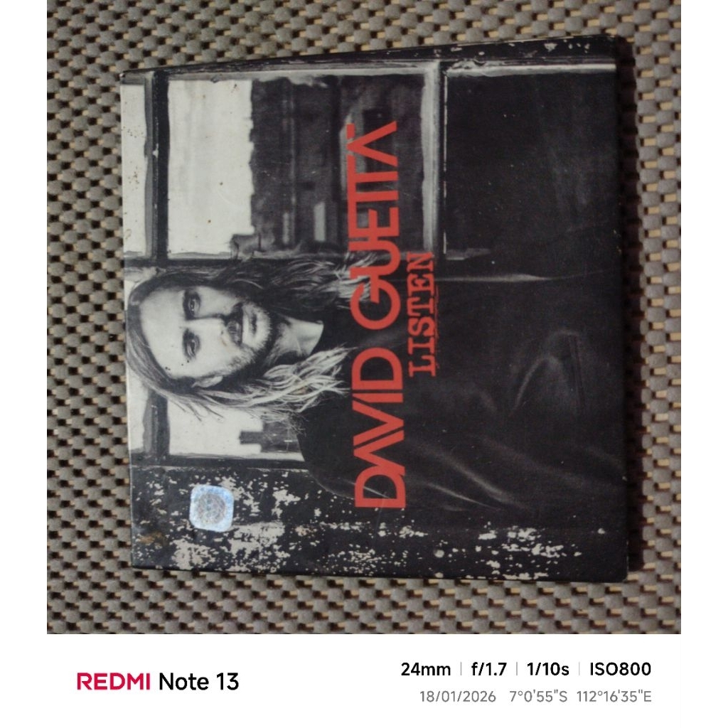 CD audio David Guetta Listen