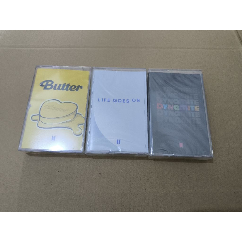 BTS ALBUM CASSETTE Kaset Butter Dynamite Life Goes On