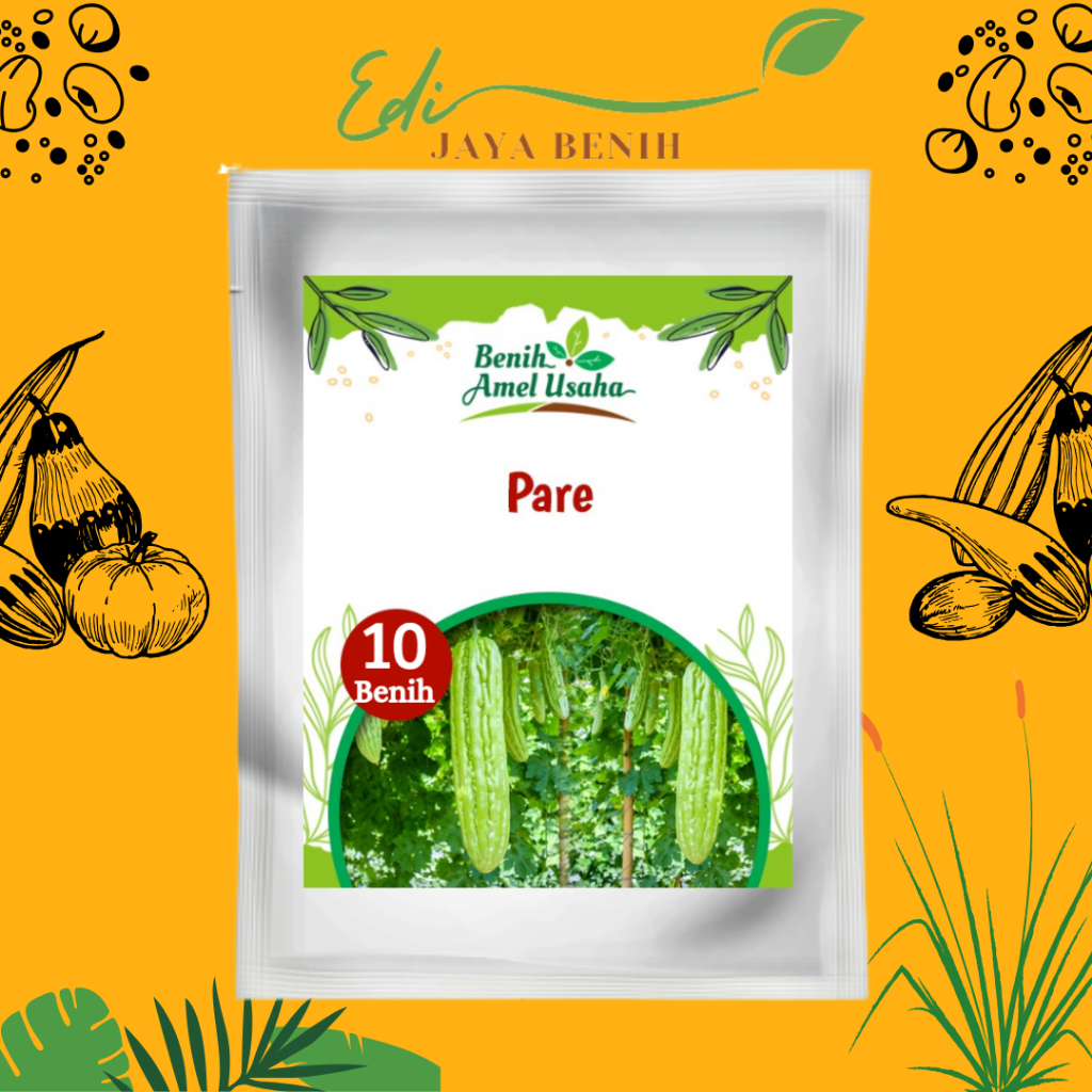Benih sayur pare unggul isi 10 biji / benih bibit pare cepat tumbuh /bibit sayuran