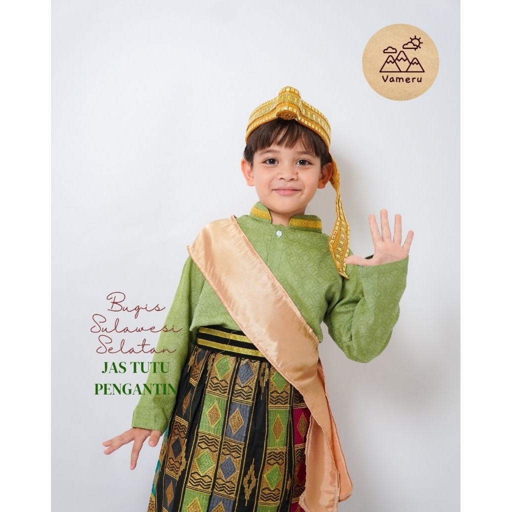 VAMERU - BAJU ADAT ANAK PENGANTIN BUGIS LAKI LAKI