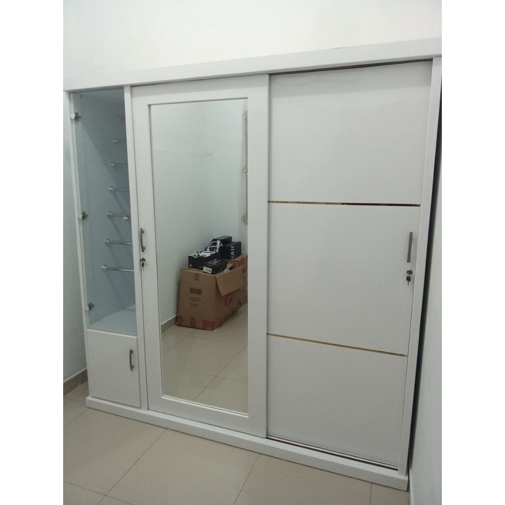 Lemari Pakaian Gamis HPL Sliding